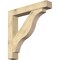 Ekena Millwork Funston Block Rough Sawn Bracket w/ Offset Brace, Douglas Fir, 8"W x 48"D x 48"H BKT0806X48X48FST05RDF - alternate 1